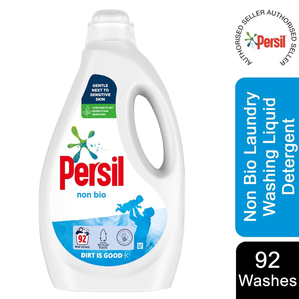 92W Persil Non Bio Liquid Detergent for Sensitive Skin