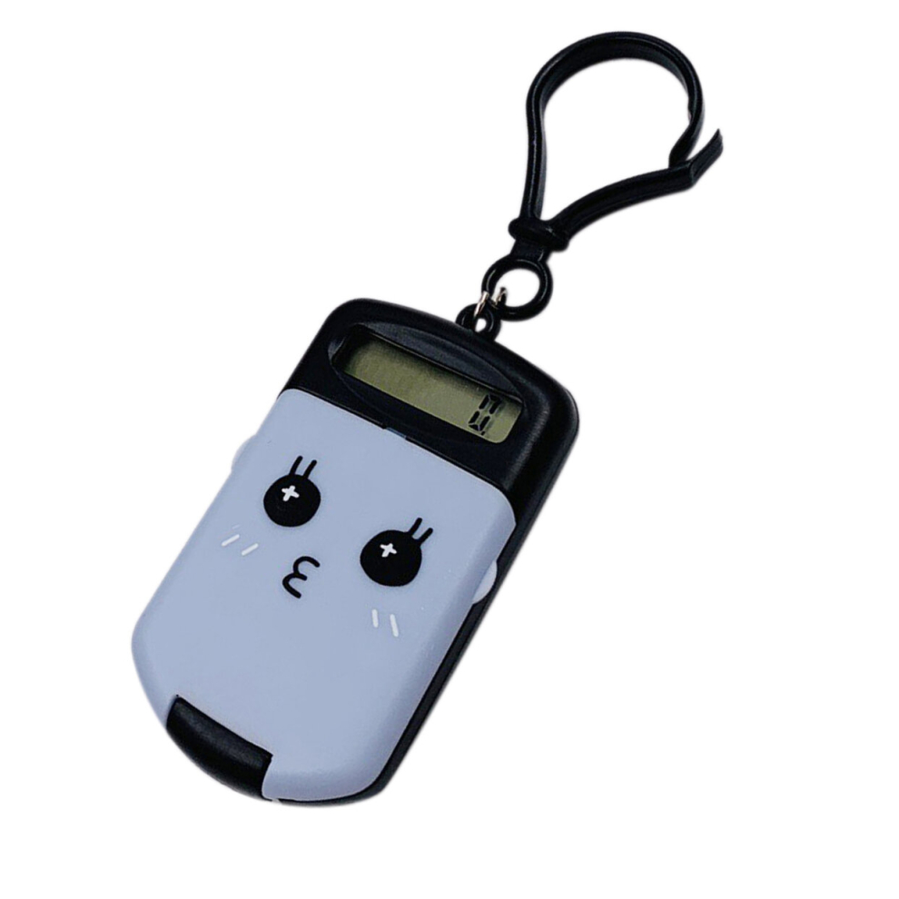 Black Portable Digit Calculator Mini Calculator Cartoon Cute Keychain Office Supplies Special Calculator for Student