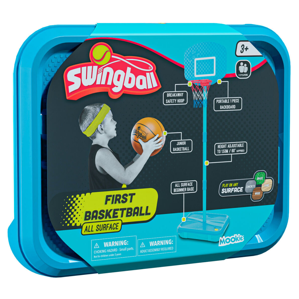 Mookie Toys Junior Basketball All Surface Swingball