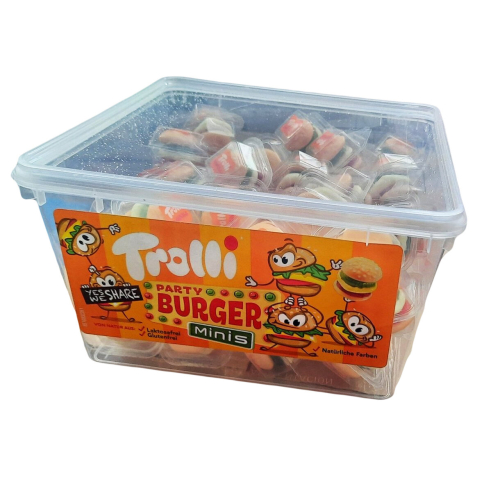 Party Burger Mini-Gummibärchen 600g - Trolli 1