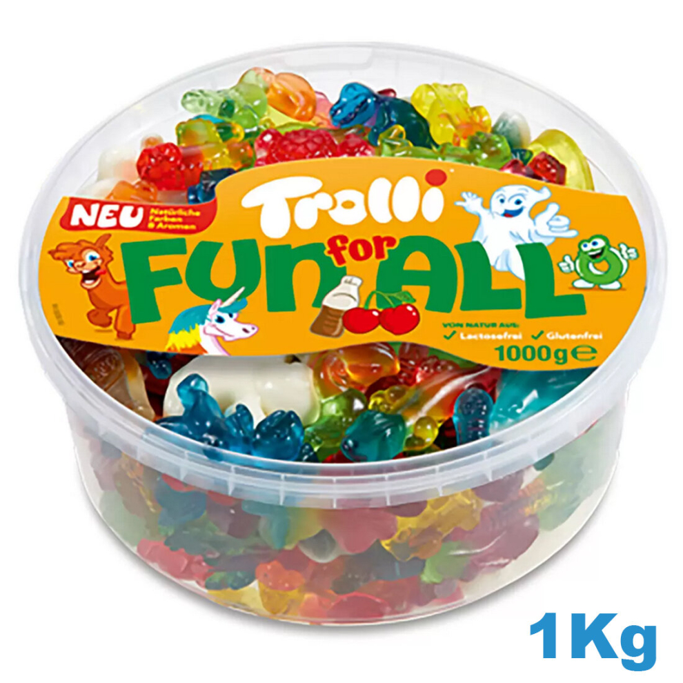 1Kg Trolli Fun for All Jelly Shape Sweet Mix