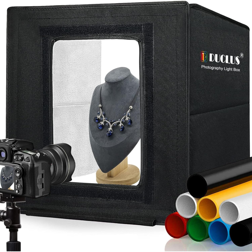 NEW-OPENED BOX DUCLUS Light Box Photography 40cm / 16" x 16'', Portable Photo Booth