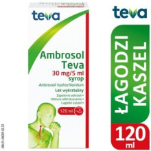 Ambrosol syrup, 120 ml, couth and sore throats