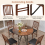 Casart Set of 2 Folding Kitchen Dining Chairs Portable Upholstered High Back 6