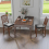Casart Set of 2 Folding Kitchen Dining Chairs Portable Upholstered High Back 4