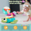 Παιδικά Παιχνίδια Μουσική Χελώνα Χελώνα Crawling Light Sound Music Toy Κορίτσι Αγόρι 3