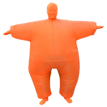 (Orange) Clothing Sumo Inflatable Wrestling Suit Ninja Halloween Party Cosplay Costume