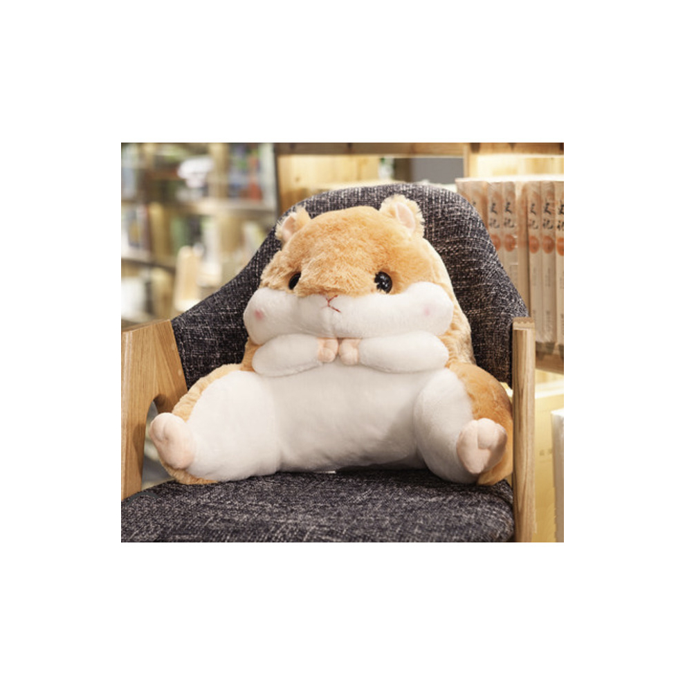(2) Reading Backrest Triangular Lumbar Support Cushion Headrest Plush Car Back Pillow Plush Toys Sofa Bed Chair Waist Cushion Readi