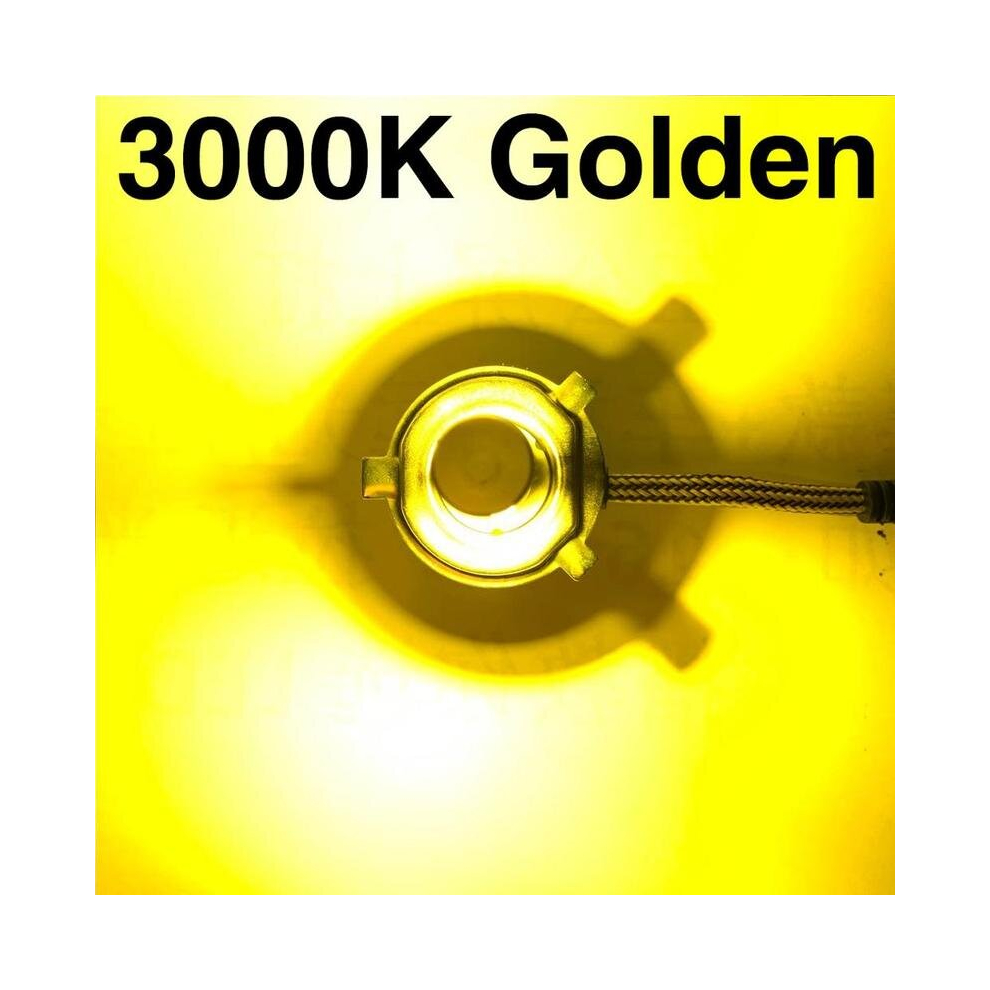 ( 9005/Hb3) -2Pcs C6 Led Car Headlight H7 Led H4 Bulb H8 H1 H3 H11 Hb3 Golden/Yellow 9373822594141