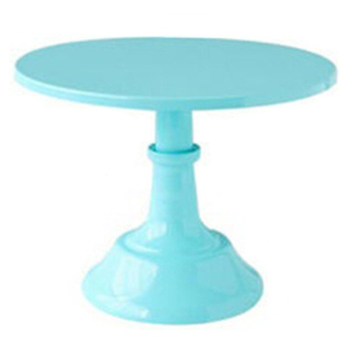 (Blue, 12inch(30cm)) 8/10/12inch Cake Stand Fudge Desktop Home Party Display Round Stands Afternoon Tea Iron Tray For Birthday Wedding Decoration