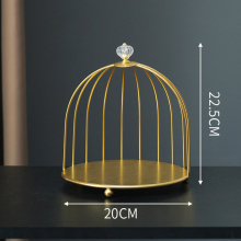 (S) Fashion New Cake Rack Stand Afternoon Tea Luxury Cake Stand Wedding Marble Double Cake Pan Dessert Table Decoration Storage Box
