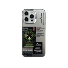 (iPhone 11pro, Style 5) Trendy brand hot stone island creative pattern mobile phone case