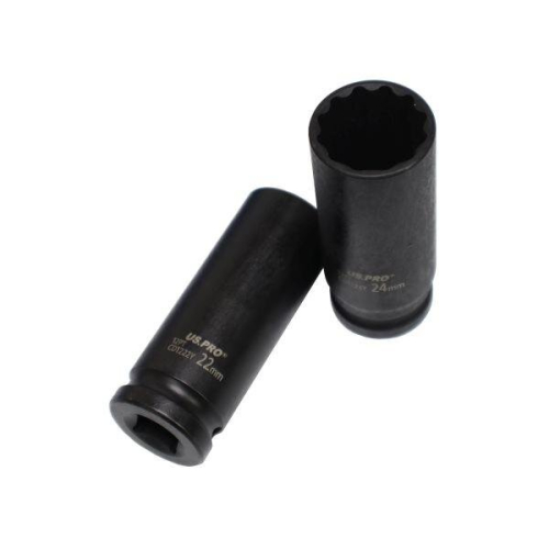 us pro US PRO Tools 10PC 1/2" DR 12PT Deep Impact Metric Sockets 10 - 24mm 7540 2