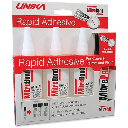 MitrePen SuperGlue Activator and Adhesive Pack 2