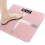 LCD Display Bathroom Electronic Glass Smart Scales Battery Pink 1