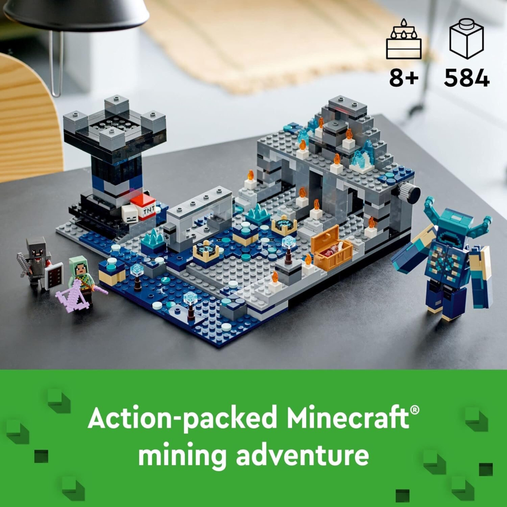 LEGO Minecraft 21246 The Deep Dark Battle Biome Building Toy