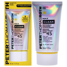 Clear Invisible Priming Sunscreen SPF 45 von Peter Thomas Roth fr Unisex 1,7 oz Sonnenschutz