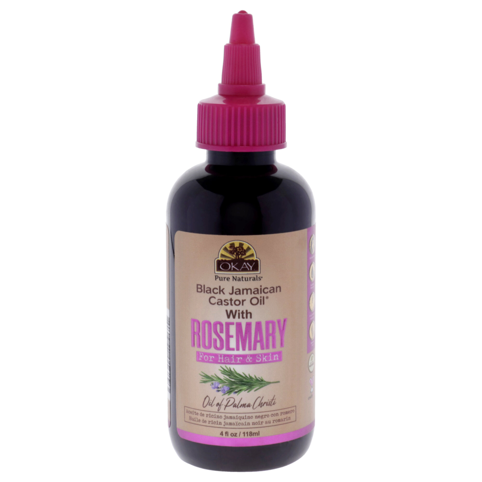 Okay Black Jamaican Castor Oil - Rosemary By For Unisex - 4 Oz Oil