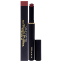 MAC Powder Kiss Velvet Blur Slim Lipstick Red 897 Stay Curious