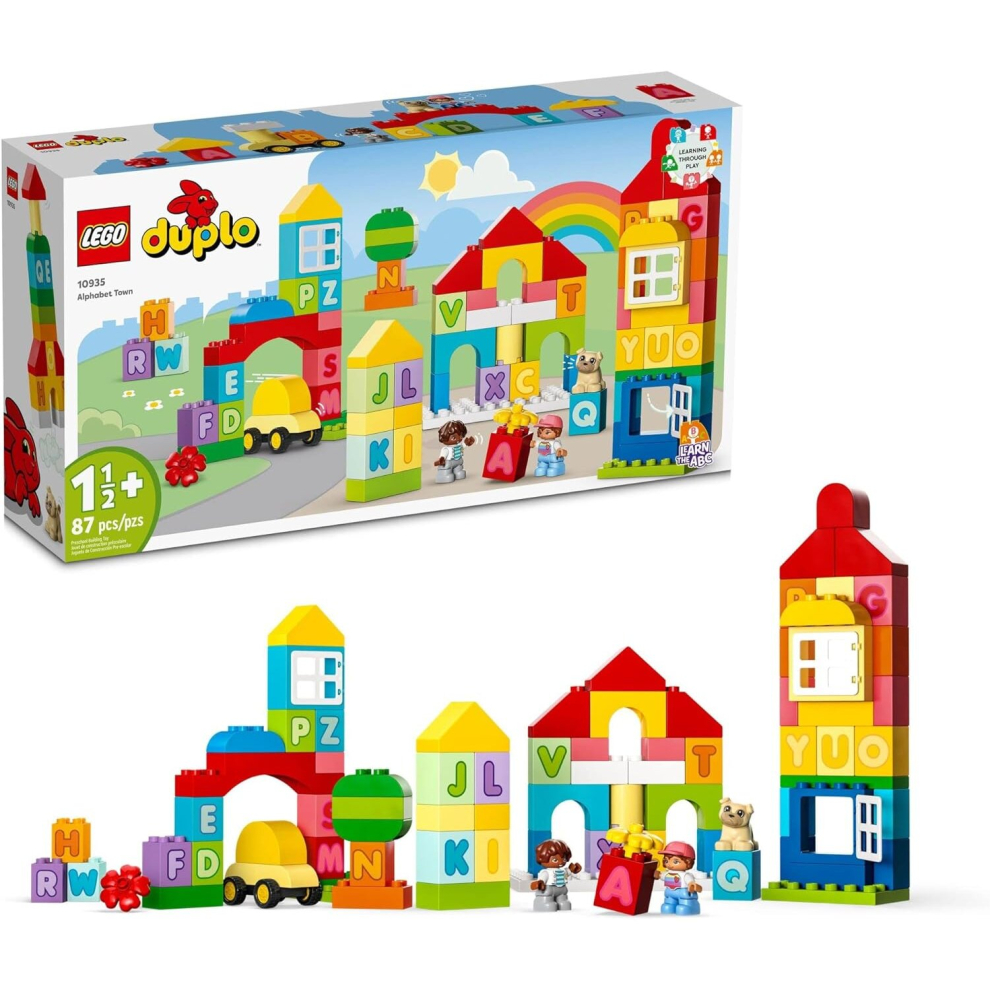 LEGO DUPLO 10935 Alphabet Town Educational Toys for Toddlers