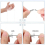 5 Pcs Resealable Waterproof Clear Luggage Tag 6