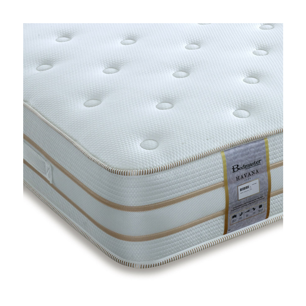 Bedmaster (King) Havana 2000 Pocket Sprung Memory Foam Mattress