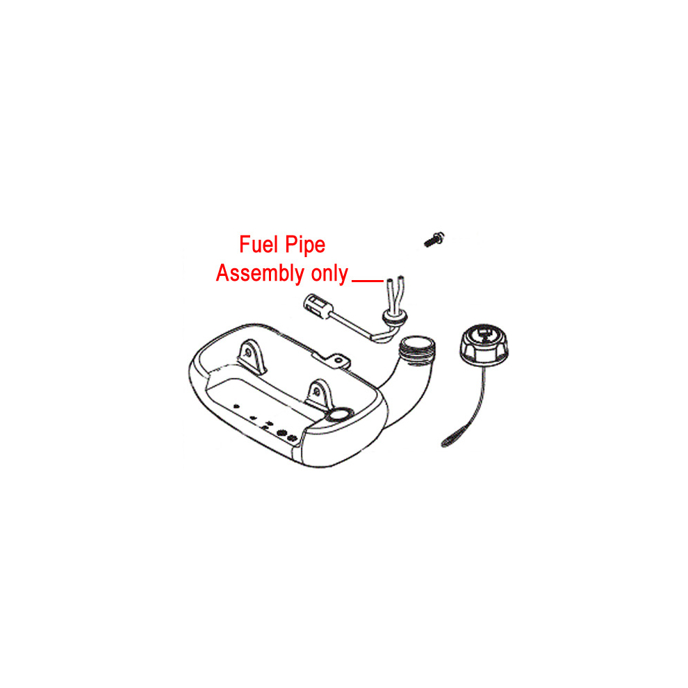 Stiga Brushcutter Fuel Pipe Set 118804005/0