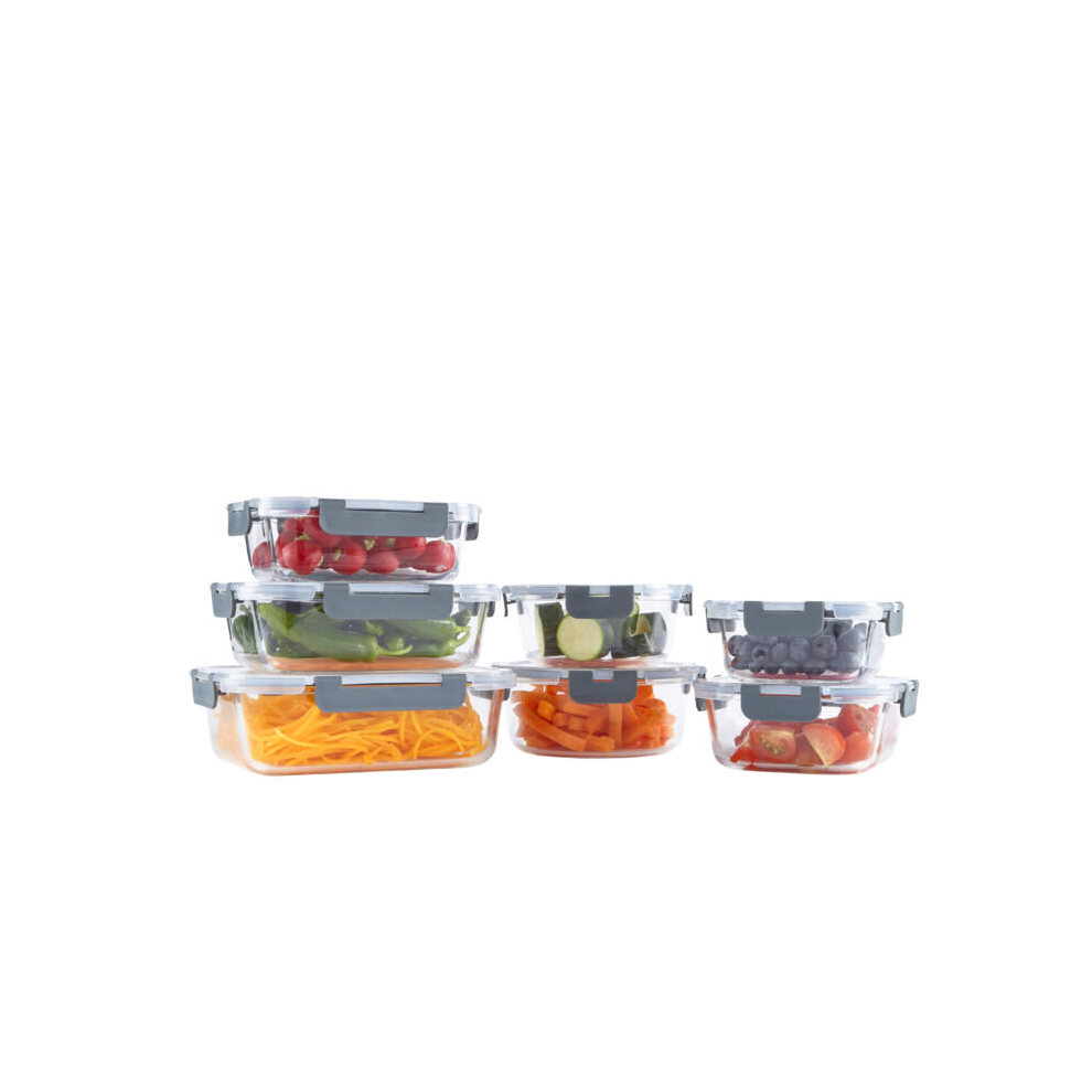 Neo (7 Piece ) Glass Containers & Lids Food Storage Set