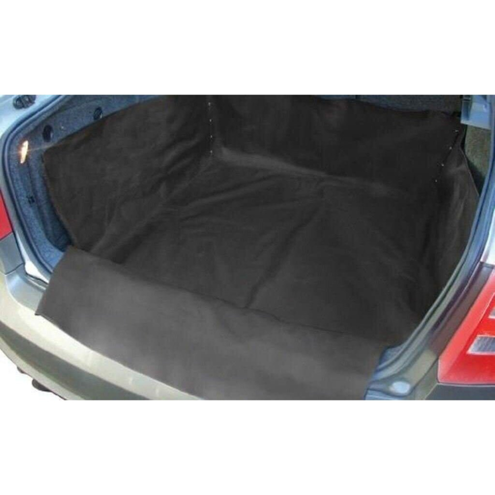 Compatible With Ford Focus Estate (2011-2014) - Heavy Duty Water Resistant Car Boot Liner Cover Protector Mat Pet Dog Cat With Bumper Protector 5059596283071