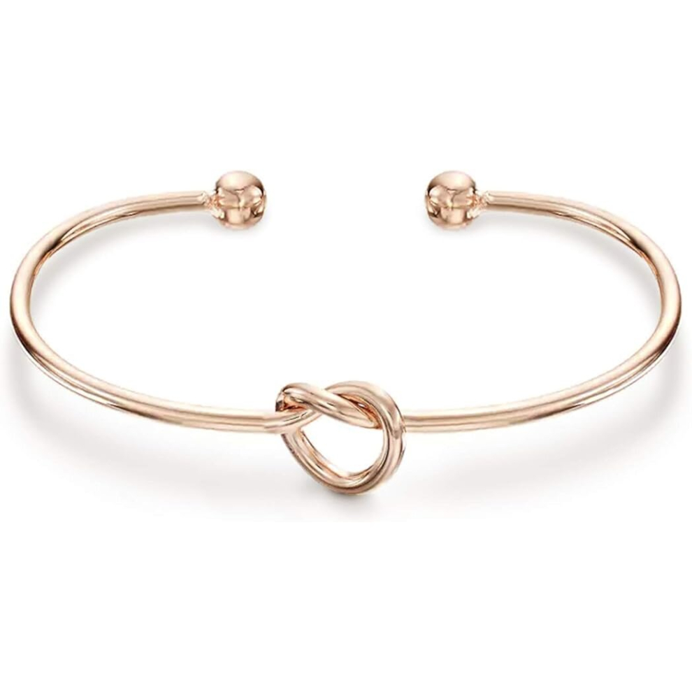 Rose gold Plated Forever Love Knot Infinity Bracelets for Women | Rose gold Plated Bracelet for Women