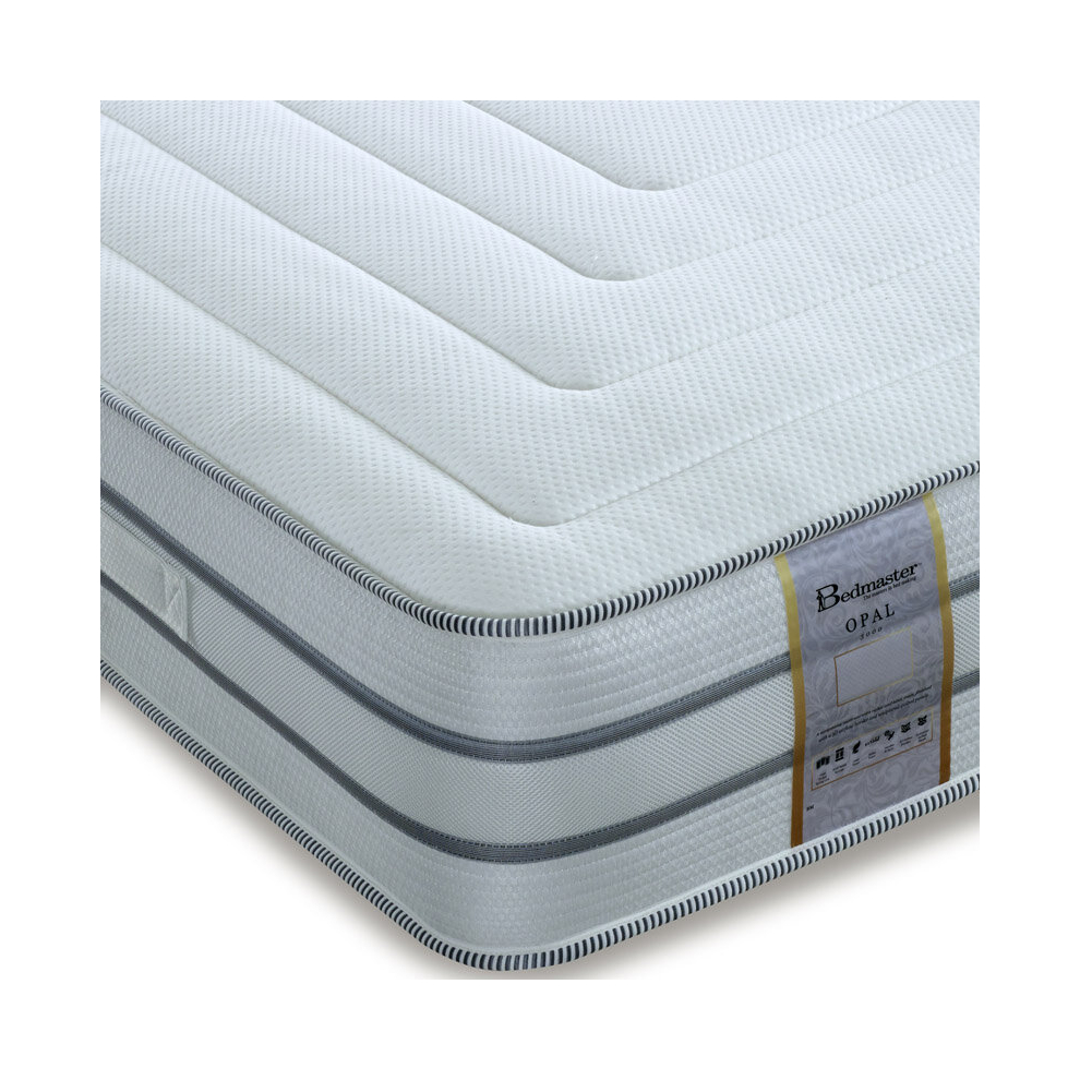 Bedmaster (Super King) Opal 2000 Pocket Sprung Reflex And Latex Foam Mattress