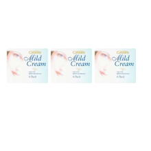 Cussons Mild Cream Bar Soap, 4 x 90g (Pack of 3)