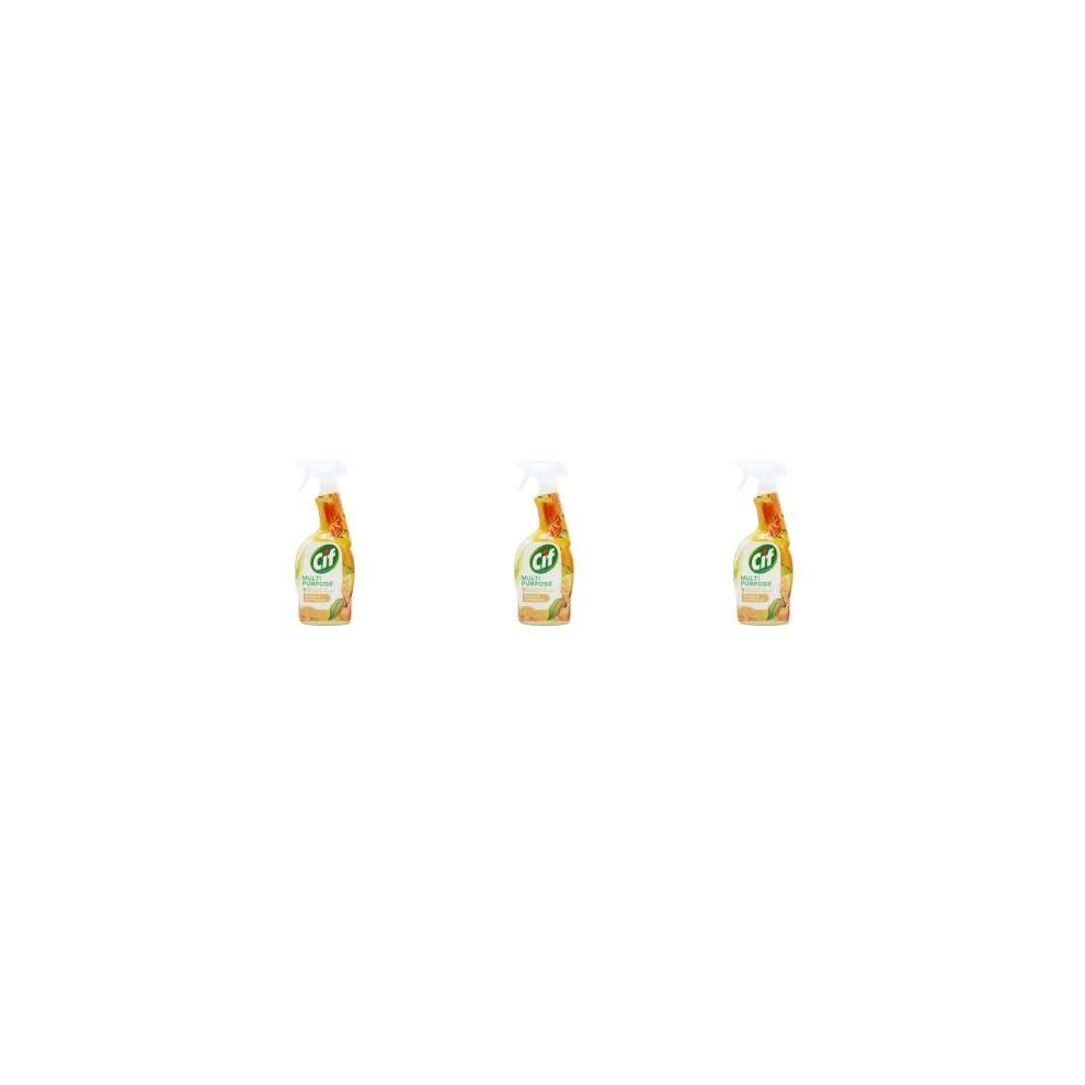 CIF Multi Purpose Cleaner Spray Orange & Lemongrass 750ML (Pack of 3)