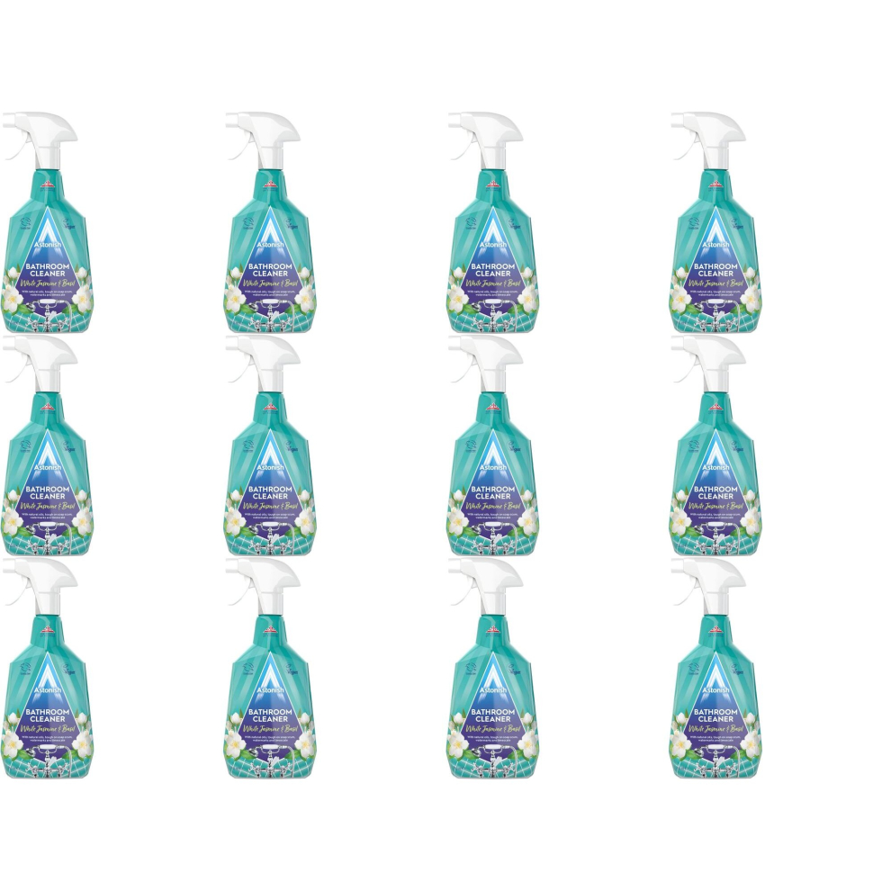 Astonish Bathroom Cleaner Spray White Jasmine & Basil 750ml (Pack of 12)