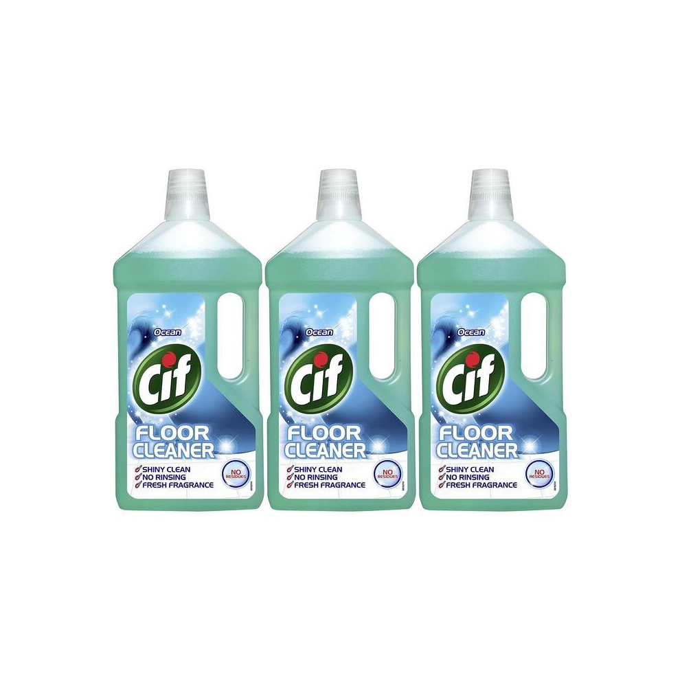 Cif Floor Cleaner Ocean 1L (Pack of 3)