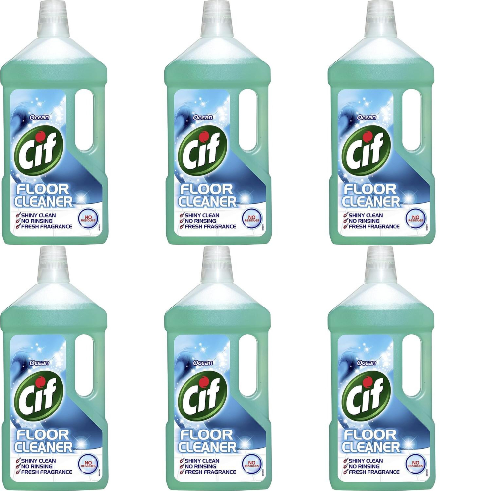 Cif Floor Cleaner Ocean 1L (Pack of 6)