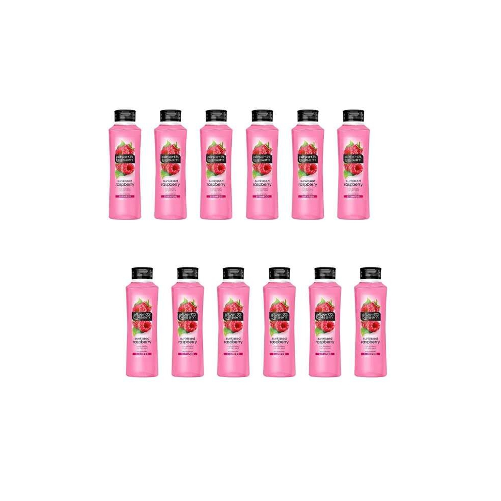 Alberto Balsam Sunkissed Raspberry Shampoo, 350ml (Pack of 12)