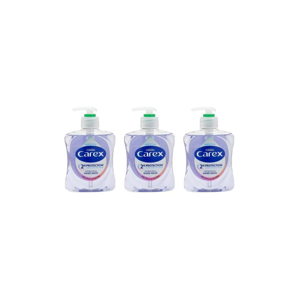 Carex Antibacterial Hand wash Sensitive, 250ml (Pack of 3)