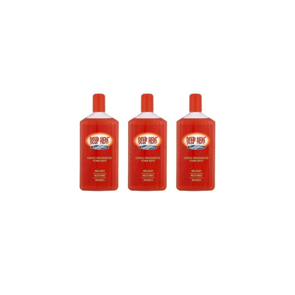 Deep Heat Mentholatum bath tonic 350ml (Pack of 3)