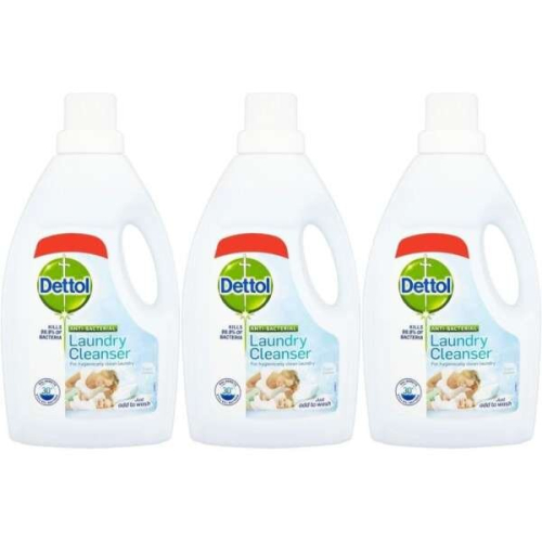Dettol Antibacterial Laundry Cleanser 1L (Pack of 3) on OnBuy