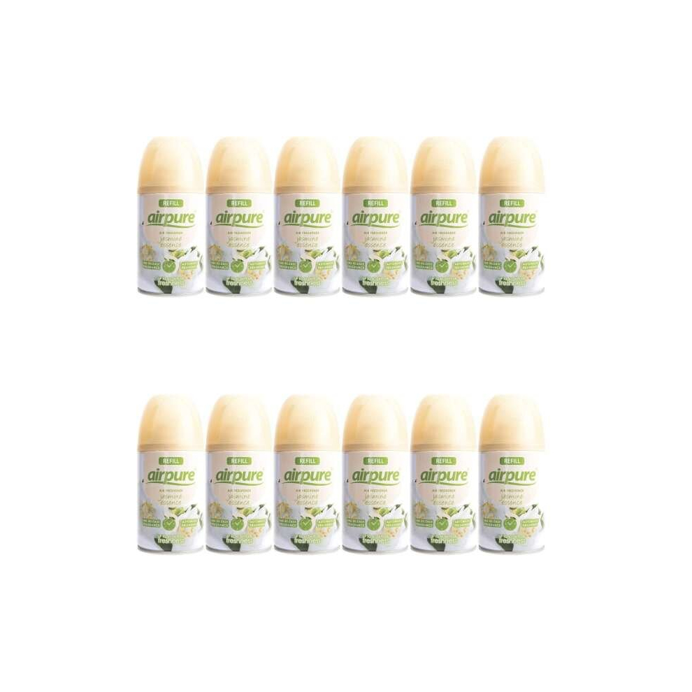 AIRPURE AIR FRESH AUTO REFILL JASMINE 250ML (Pack of 12)