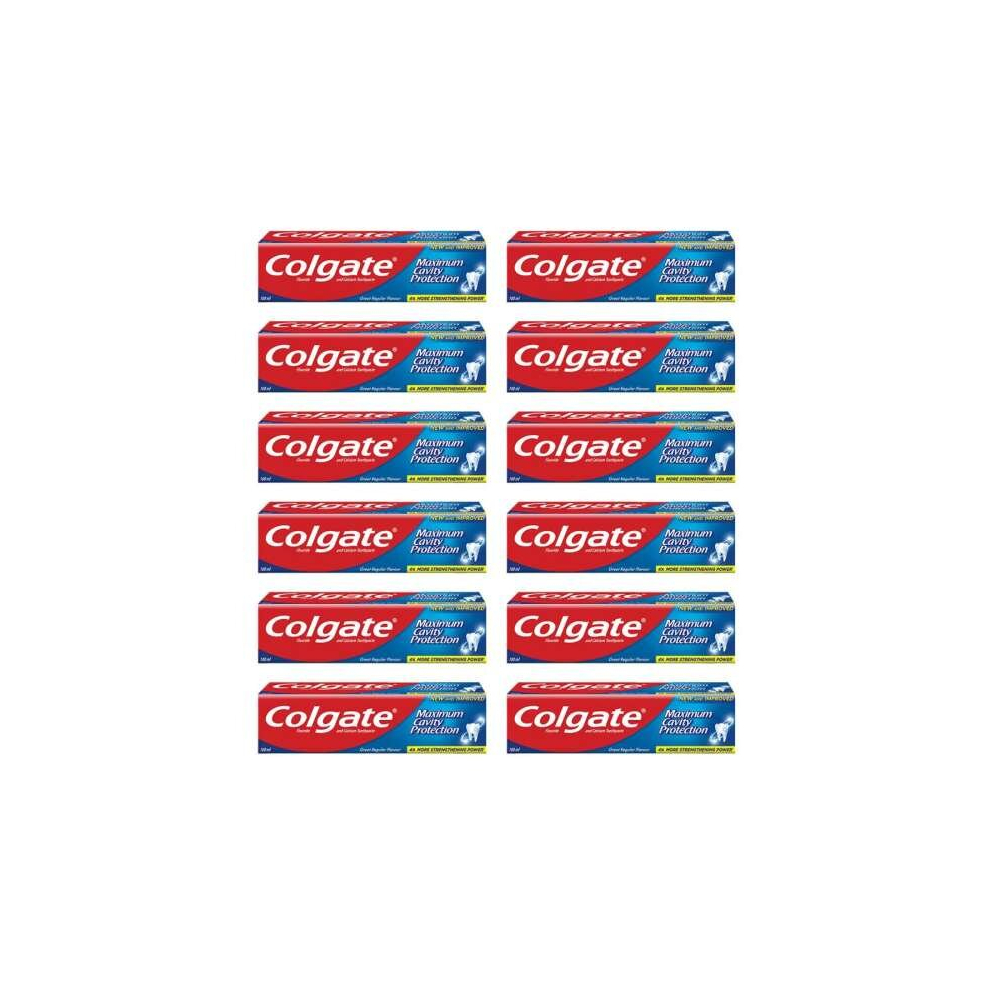 COLGATE Toothpaste Cavity Protection Fresh mint, 100ml (Pack of 12)