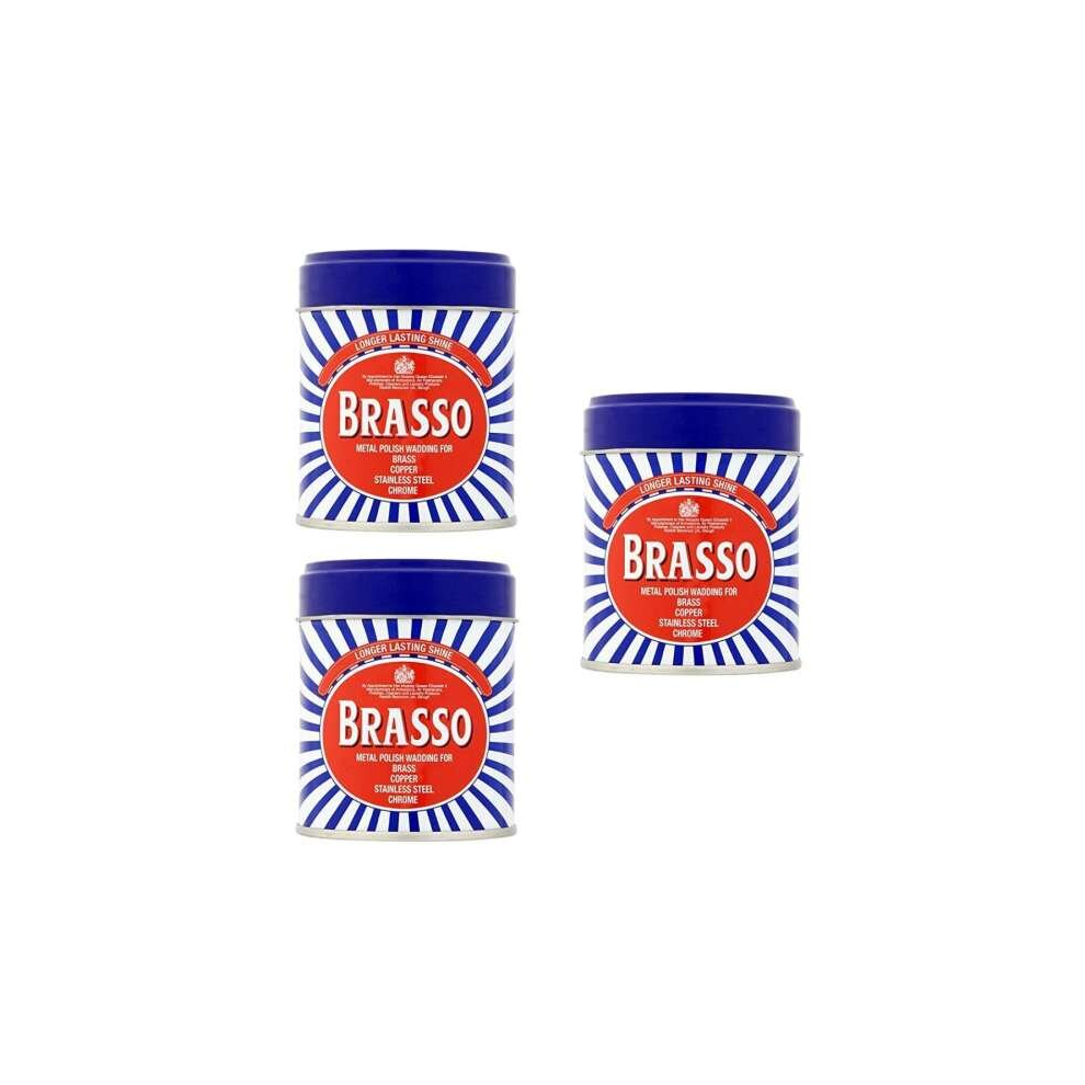 Brasso Metal Polish Wadding 75 g (Pack of 3)