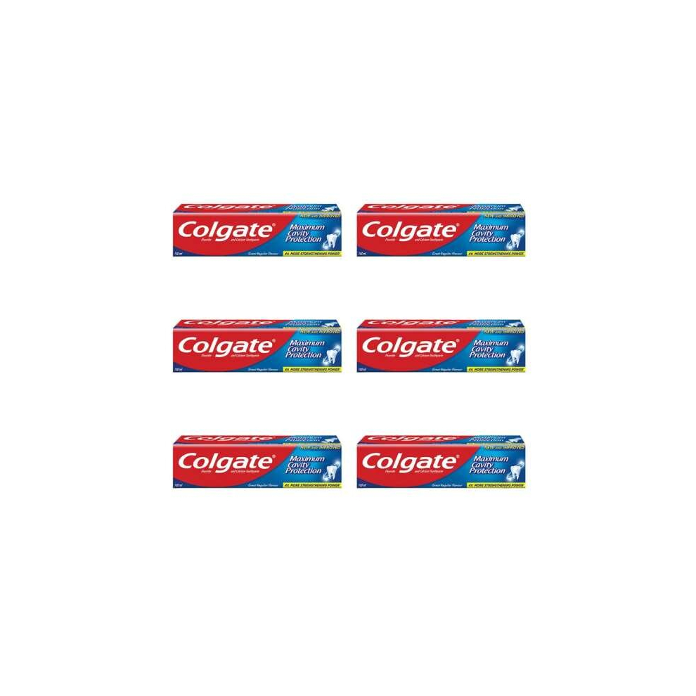 COLGATE Toothpaste Cavity Protection Fresh mint, 100ml (Pack of 6)