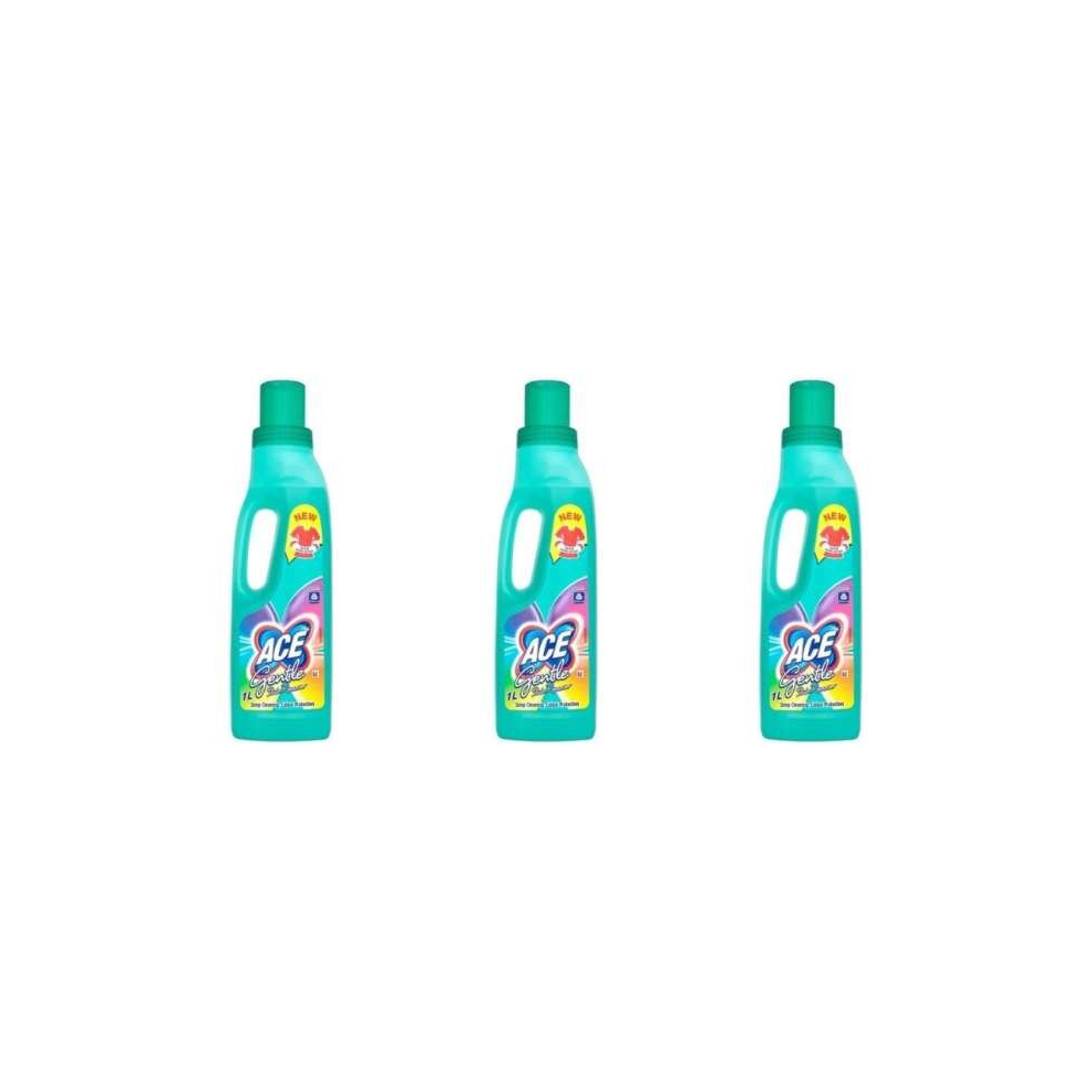 ACE Gentle Stain Remover 1L (Pack of 3)