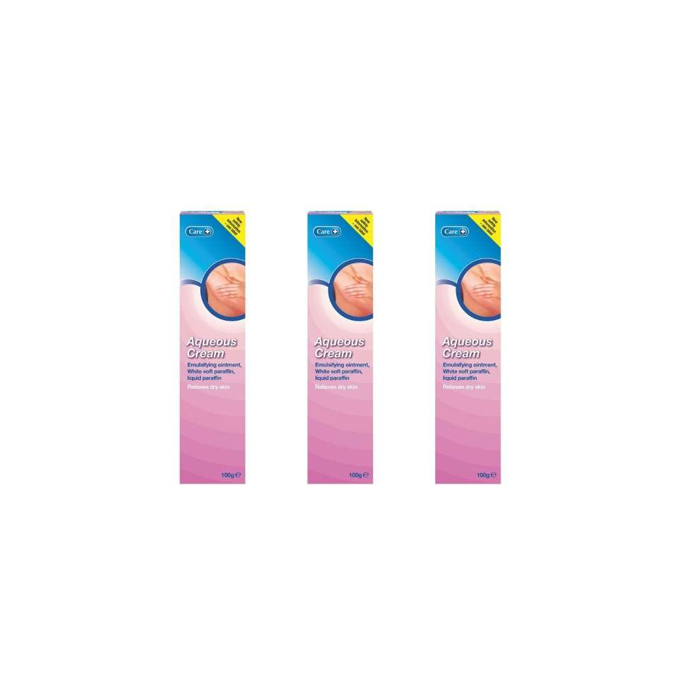Care Aqueous Cream 100g (Pack of 3)