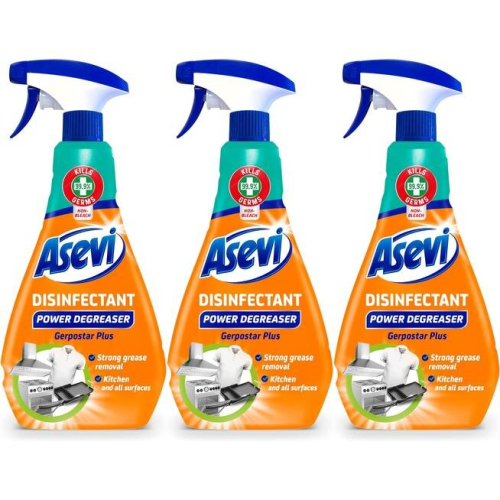 Asevi Power Degreaser Disinfectant Cleaning Spray, Antibacterial Spray ...