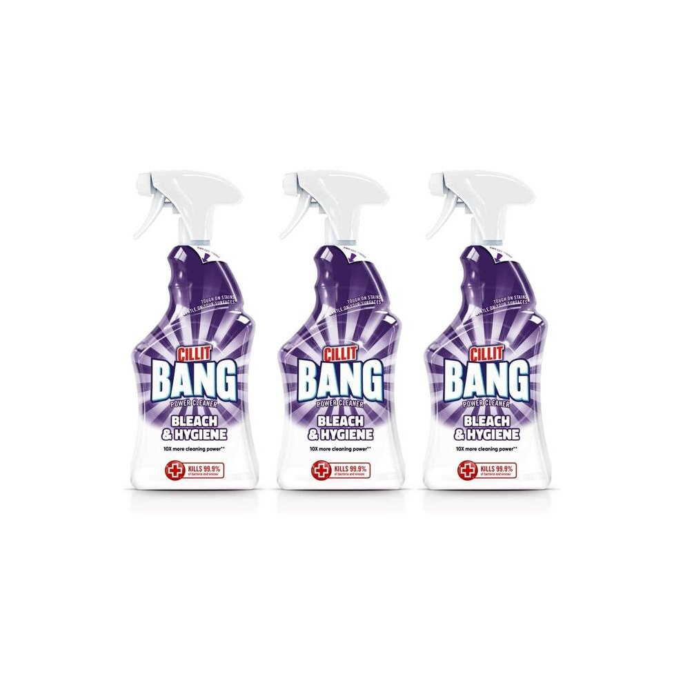 Cillit Bang Bleach & Hygiene Power Cleaner, 750ml (Pack of 3)