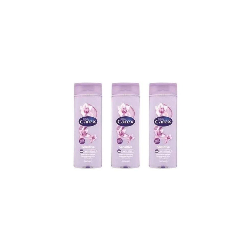 Carex Sensitive Body Wash 500ml (Pack of 3)