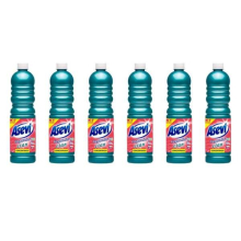 Asevi 21143 Concentrated Floor Cleaner, Cyan, 1 Litre (blue) (Pack of 6)